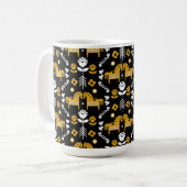 Skandinavisches Pferdervolk Kaffeetasse (Vorderseite Links)