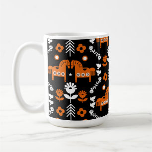 Skandinavisches Pferdervolk Kaffeetasse