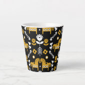 Skandinavisches Pferdervolk Milchtasse (Vorderseite)