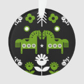 Skandinavisches Pferdervolk Ornament (Vorderseite)