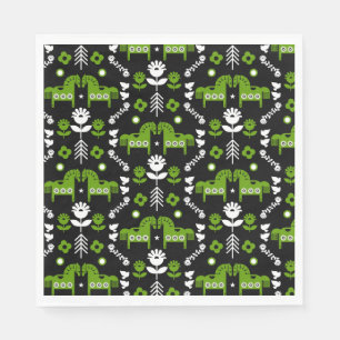 Skandinavisches Pferdervolk Serviette