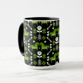 Skandinavisches Pferdervolk Tasse (Vorderseite Links)