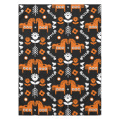 Skandinavisches Pferdervolk Tischdecke (Vorderseite)