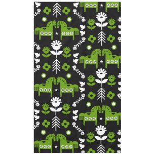 Skandinavisches Pferdervolk Tischdecke