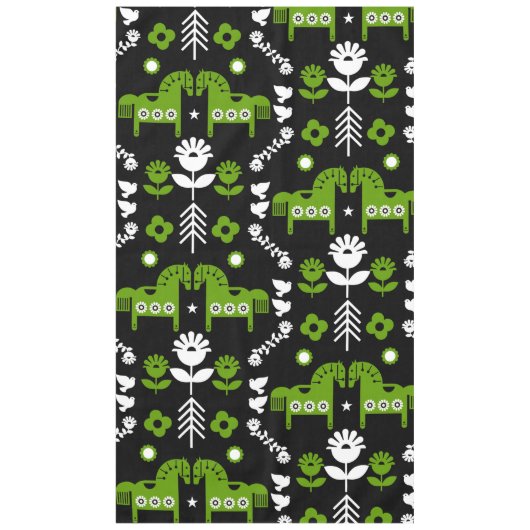 Skandinavisches Pferdervolk Tischdecke (Vorderseite)