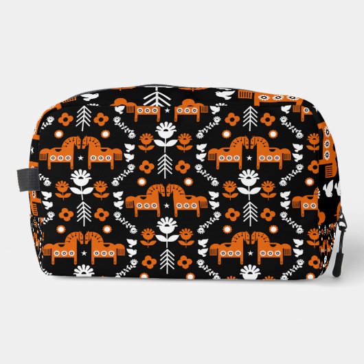 Skandinavisches Pferdervolk Waschbeutel (Vorderseite)