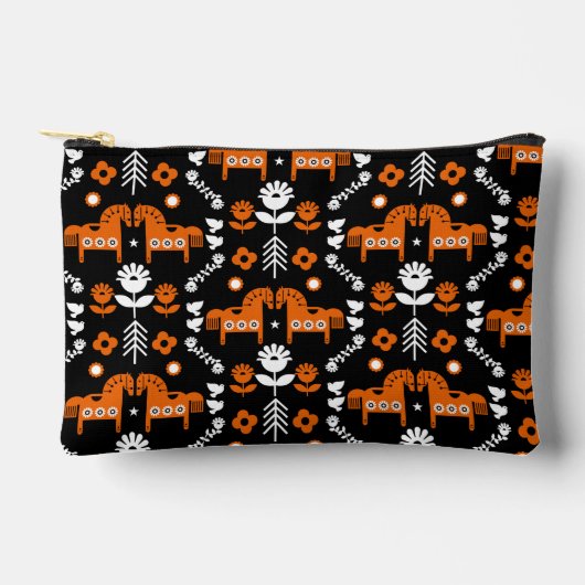 Skandinavisches Pferdervolk Zubehörtasche (Vorderseite)