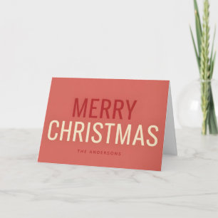 Skandinavisches Retro-Schriftzug Frohe Weihnachten