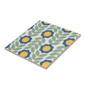 skandinavisches Retroblumenmuster, Retro-Blume, Vi Fliese (Seite)