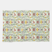 Skandinavisches Rosemaling Monogram Muster Nordic Geschirrtuch (Horizontal)