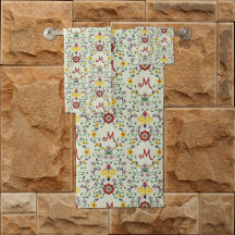 Skandinavisches Rosemaling-Monogramm-Muster Nordic
