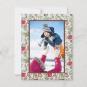 Skandinavisches Rustikales Foto Weihnachten (Vorderseite)