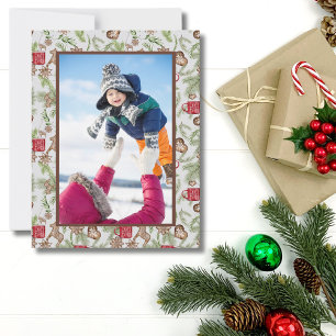 Skandinavisches Rustikales Foto Weihnachten