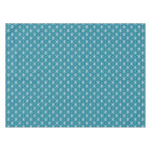 Skandinavisches Snowflake Sweater Strick Muster Tischdecke (Vorderseite (Horizontal))
