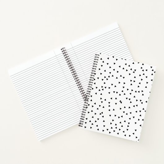 Skandinavisches Triangle-Muster Notizblock (Innenseite)