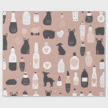 Skandinavisches Valentins-Verpackungspapier – Mini