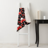 Skandinavisches Vogelvolk Kunst Fleece Blanken Sherpadecke (Beispiel)