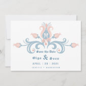 Skandinavisches Volk Save The Date (Vorderseite)