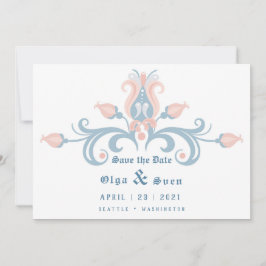 Skandinavisches Volk Save The Date