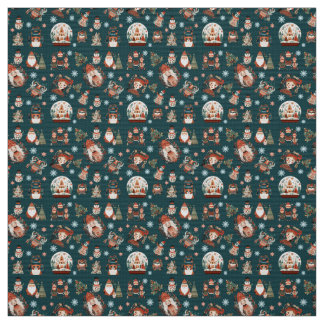 Skandinavisches Volkskunst Weihnachtsmuster Textur Stoff