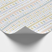 Skandinavisches Volkskunstpapier Geschenkpapier (Ecke)