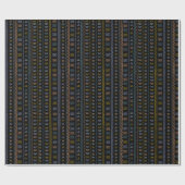 Skandinavisches Volkskunstpapier Geschenkpapier (Flach)