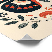 Skandinavisches Volkstümlerposter Poster (Ecke)