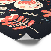 Skandinavisches Volkstümlerposter Poster (Ecke)