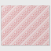 Skandinavisches Weihnachtenmodernes Rosemaling Geschenkpapier (Flach)