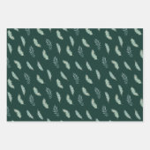 Skandinavisches Weihnachtsbaummuster Geschenkpapier Set (Vorderseite 3)