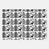 skandinavisches Weihnachtsdesign Geschenkpapier Set (Vorderseite 2)