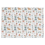 skandinavisches Weihnachtsfest Große Geschenktüte (Rückseite)