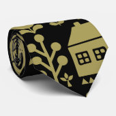 skandinavisches Weihnachtsfest Krawatte (Gerollt)