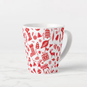 Skandinavisches Weihnachtsfest Milchtasse (Rechte Ecke)