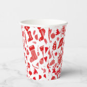 Skandinavisches Weihnachtsfest Pappbecher (Rechts)