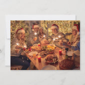 Skandinavisches Weihnachtsgebäck Foto Inv Einladung (Rückseite)