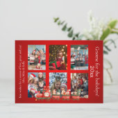 Skandinavisches Weihnachtsgebäck Foto Inv Einladung (Stehend Vorderseite)