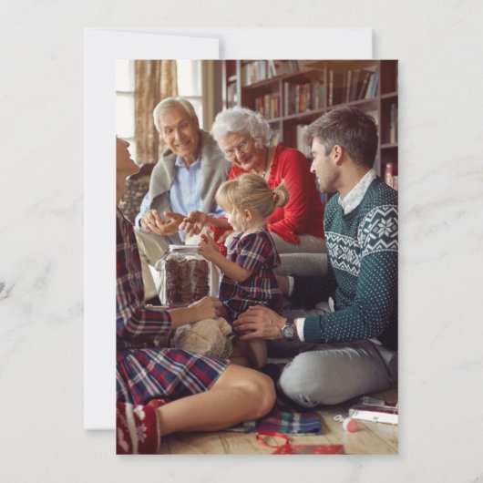 Skandinavisches Weihnachtsgebäck Foto Inv Einladung (Rückseite)