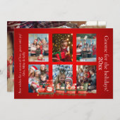 Skandinavisches Weihnachtsgebäck Foto Inv Einladung (Vorne/Hinten)