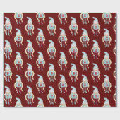 Skandinavisches Weihnachtsgebäck Geschenkpapier (Flach)