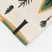 Skandinavisches Weihnachtsmuster Fleecedecke (Ecke)