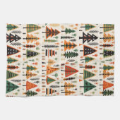 Skandinavisches Weihnachtsmuster Geschirrtuch (Horizontal)