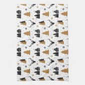 Skandinavisches Weihnachtsmuster Küche Teetuch Geschirrtuch (Vertikal)