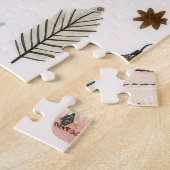 Skandinavisches Weihnachtsmuster-Puzzle Puzzle (Seite)