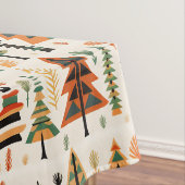 Skandinavisches Weihnachtsmuster Tischdecke (Beispiel)