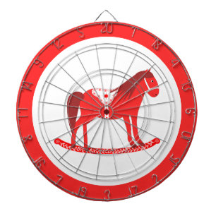 Skandinavisches Weihnachtspferd Dartscheibe