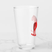 Skandinavisches Weihnachtspferd Glas (Rechts)