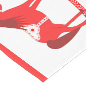 Skandinavisches Weihnachtspferd Kurzer Tischläufer (Ecke)