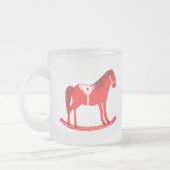 Skandinavisches Weihnachtspferd Mattglastasse (Links)