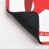Skandinavisches Weihnachtspferd Mousepad (Ecke)